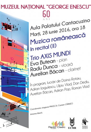 Muzica românească în recital (II). Trio AXIS MUNDI